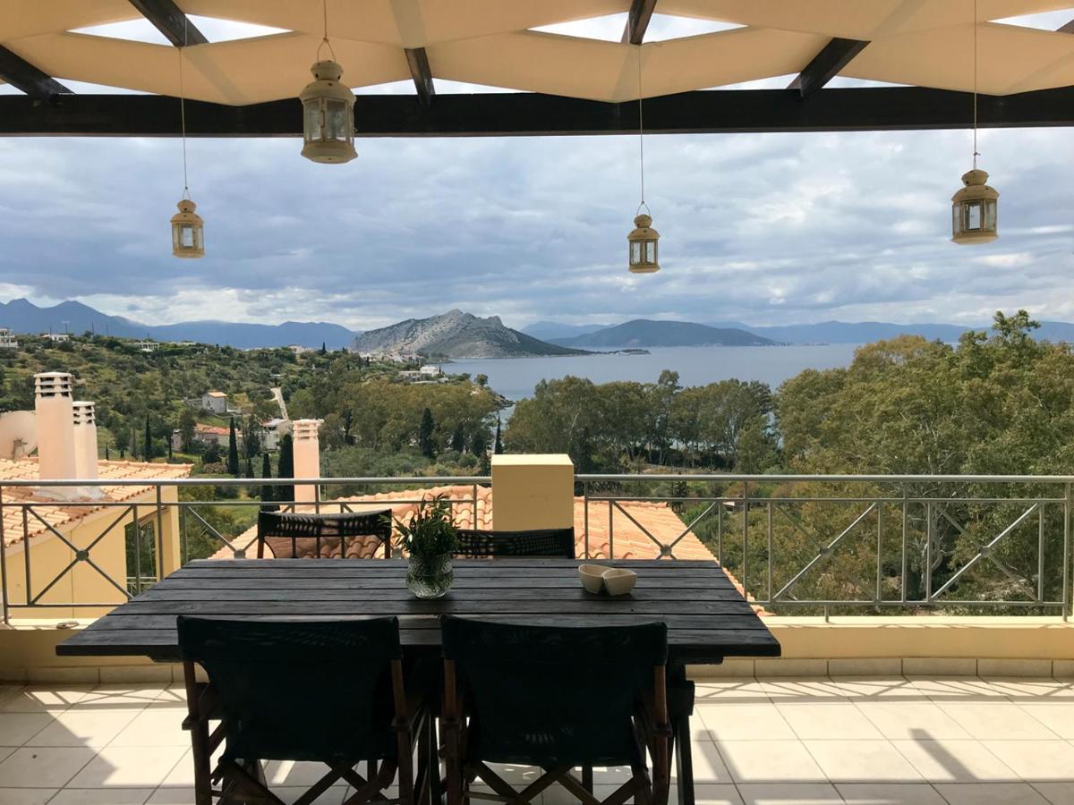 Serenity Villa Aegina Fantastic View Near The Beach Exterior foto